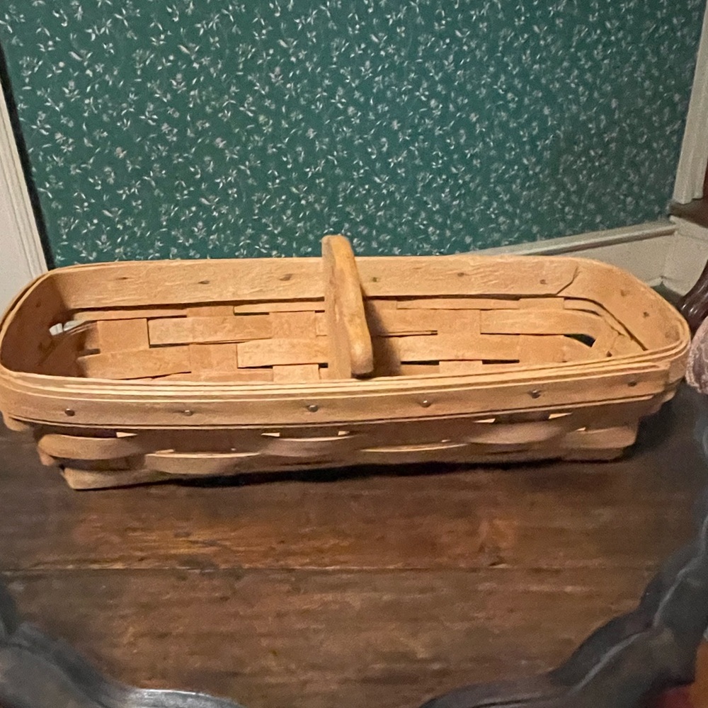 Longaberger Divided Bread Or Snack Basket